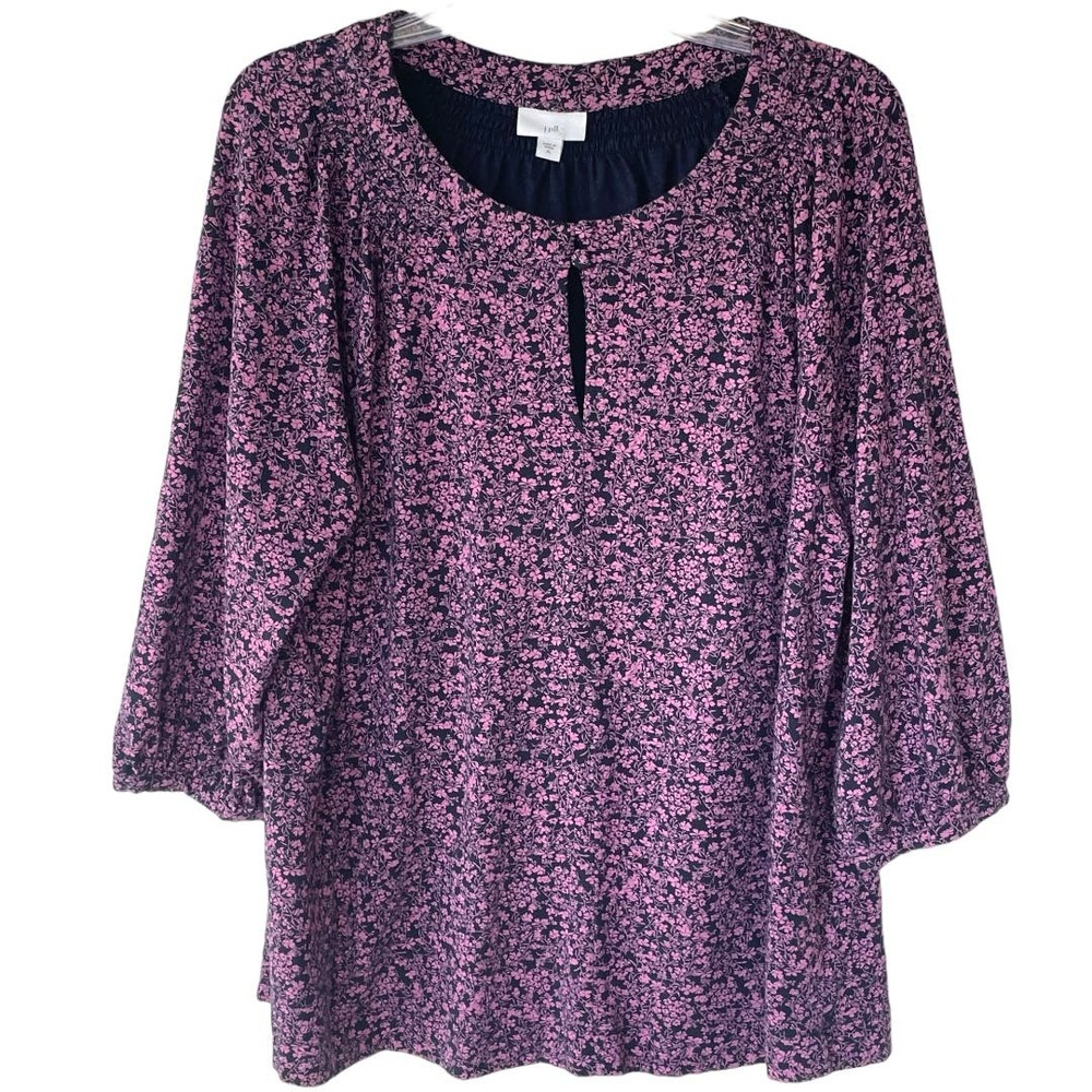J. Jill Size XL floral knit babydoll too size